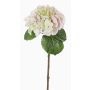 Hortensia en plastique CHIDORI, crème-rose, 60cm, Ø20cm