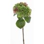 Hortensia en plastique CHIDORI, vert-rose, 60cm, Ø20cm