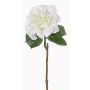 Hortensia en plastique CHIDORI, blanc-vert, 60cm, Ø20cm