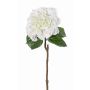 Hortensia en plastique CHIDORI, blanc-vert, 60cm, Ø20cm