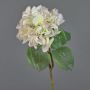 Hortensia en plastique CHIDORI, blanc-violet, 60cm, Ø20cm