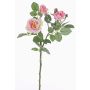 Rose artificielle CORALEE, rose, 50cm, Ø3-7cm