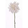 Dahlia décoratif SMILA, crème, 55cm, Ø12cm