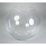 Vase boule TOBI OCEAN en verre, transparent, 17cm, Ø20cm