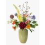 Bouquet artificiel FEME, orange-violet, 105cm, Ø40cm
