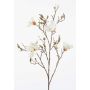 Fleur textile magnolia CAELO, crème, 105cm