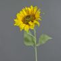 Fleur artificielle tournesol CORALINE, jaune, 80cm