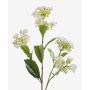 Hortensia décoratif ALAZNE, crème, 75cm