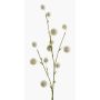 Fleur textile Boule de neige ATERIDA, blanc, 80cm
