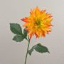 Fleur textile Dahlia CINTHIA, orange, 60cm