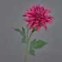 Fleur textile Dahlia CINTHIA, fuchsia, 60cm