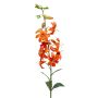 Fleur de Lis tigré artificielle KAZUKO, orange, 95cm