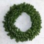Couronne de sapin en tissu MARLOW, verte, Ø30cm