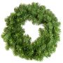 Couronne de sapin en tissu MARLOW, verte, Ø50cm