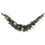 Guirlande de sapin en plastique MARLIES, crossdoor, difficilement inflammable, enneigé, 180cm