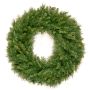 Couronne de sapin en tissu EDINBURGH, verte, Ø50cm