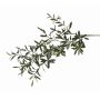 Branche d'olivier artificielle PANOS sur tige, difficilement inflammable, 110cm
