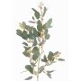 Branche d'eucalyptus artificielle COBAR avec fleurs, crossdoor, verte, 65cm, Ø1,5cm