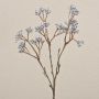 Rameau de faux baies BENZO avec baies, paillettes, argent, 40cm