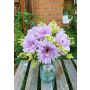 Bouquet artificiel Gerbera TEMBAR, lilas clair, 30cm, Ø22cm