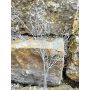 Branche de saule artificielle DONATELLA, argent, 70cm