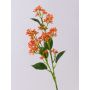 Branche de viburnum artificielle LABIBA, orange, 60cm, Ø2,5-5cm