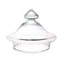 Couvercle en verre DOMINGAS pour bocal de conservation, transparent, avec poignée, 13cm, Ø15cm