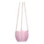 Pot suspendu en dolomite DOMINGOS, rose, 7/36 cm, Ø 8,3 cm