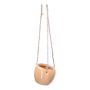 Pot suspendu en dolomite DOMINGOS, couleur pêche, 7/36 cm, Ø 8,3 cm