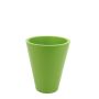 Cache-pot en plastique JACINTHE, vert, 60,5 cm, Ø 50 cm