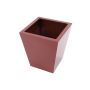 Pot de fleurs ORNELLO, rouge, 50 x 45 x 45 cm