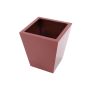 Pot de fleurs ORNELLO, rouge, 50x45x45cm