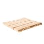 Décoration naturelle Plateau carré SULIEN avec écorce, naturel, 35x35x3cm