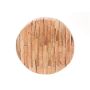 Assiette ronde décorative en bois HALFDAN, naturel, 5cm, Ø30cm