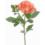 Fleur artificielle rose WAIOLA, couleur pêche, 65 cm, Ø 11 cm