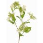 Branche d'hortensia artificielle KATHANI, blanc-vert, 80 cm, Ø 10-13 cm