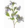 Branche d'hortensia artificielle KATHANI, bleu-blanc-vert, 80 cm, Ø 10-13 cm