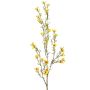 Fleur de cire synthétique NIANG, jaune, 80cm, Ø1,5-2,5cm
