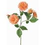 Branche décorative de dahlia synthétique QUINKA, couleur pêche, 70cm