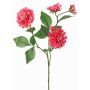 Branche décorative de dahlia synthétique QUINKA, fuchsia, 70cm