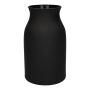 Vase à fleurs LUNARA en verre, noir mat, 21cm, Ø12cm