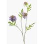 Branche artificielle de scabieuse RUXTER, lilas, 60cm, Ø6-8cm