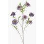 Branche synthétique Scabiosa RUXTER, lilas, 110cm, Ø7-9cm