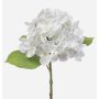 Hortensia synthétique EXORIN, blanc, 50cm, Ø17cm