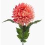 Chrysanthème synthétique SAXLER, corail, 60cm, Ø12cm