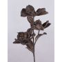 Branche de camélia artificielle en mousse synthétique RANIA, marron, 95 cm, Ø 18-22 cm