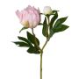 Fleur en plastique Pivoine CORENY, rose, 45cm