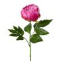 Fleur en plastique Pivoine SEDFY, rose fuchsia, 60cm