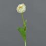 Fleur en plastique Tulipe LURANA, blanc, 55cm, Ø7cm