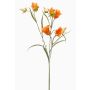 Branche de campanule décorative EMMELY, orange, 65 cm
